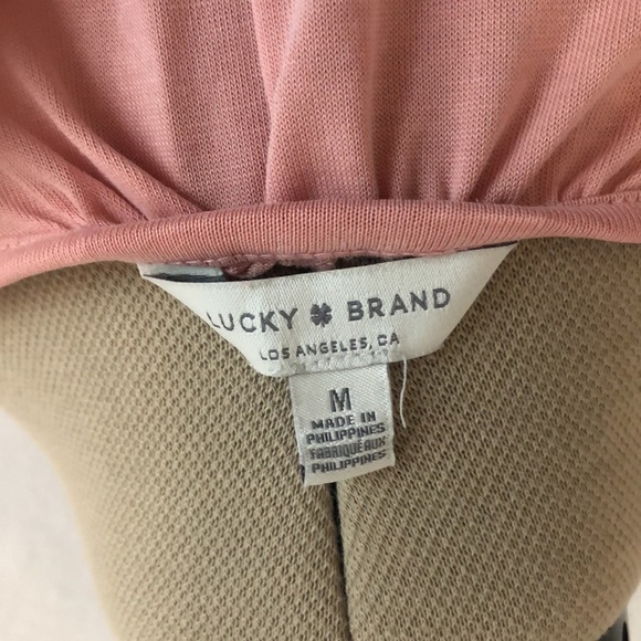 Lucky Brand Soft Pink Top - Picture 3 of 3
